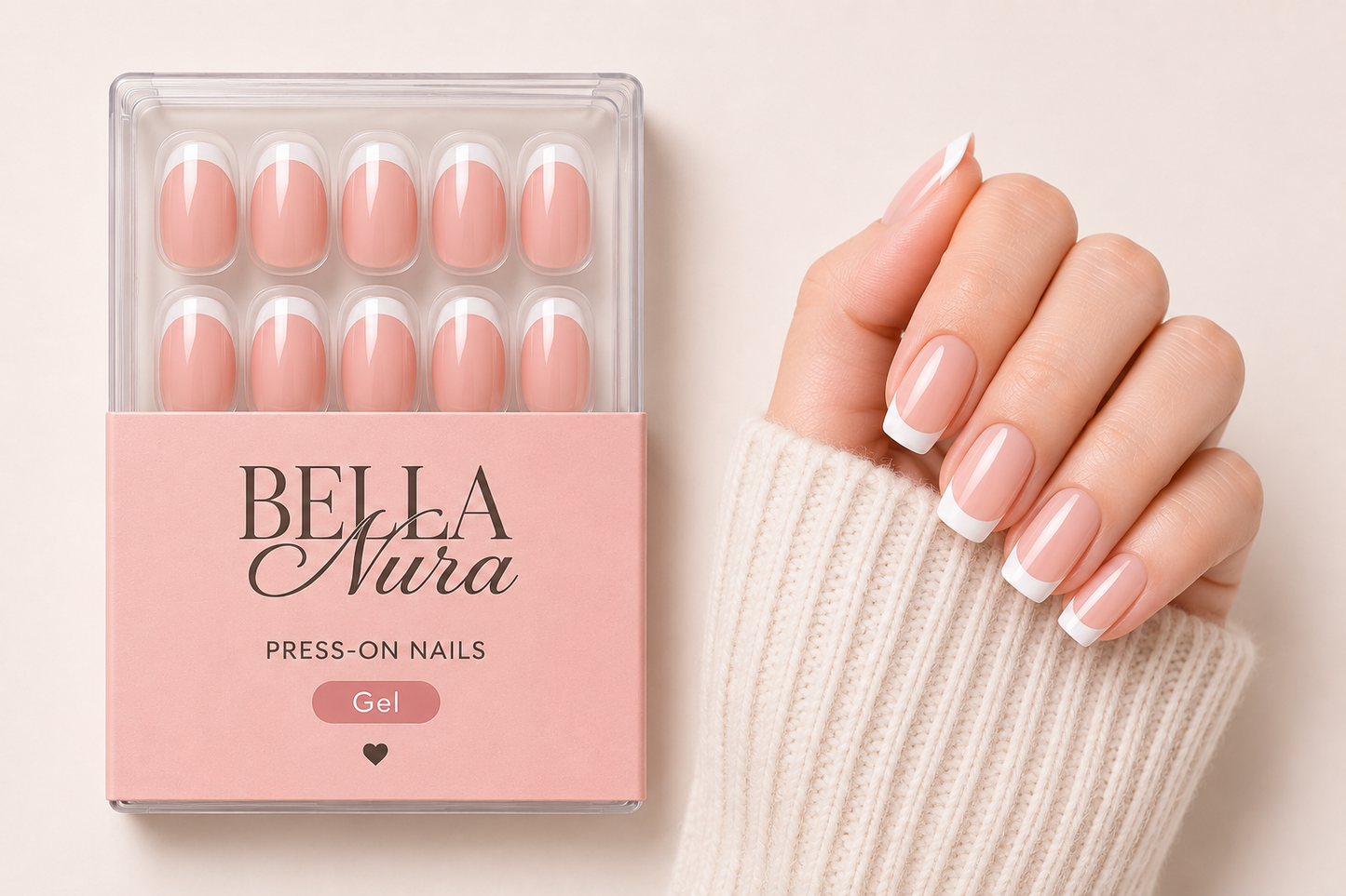 French Classic — Bellanura Press-On Nails